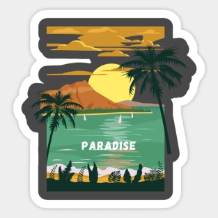 Paradise Sticker